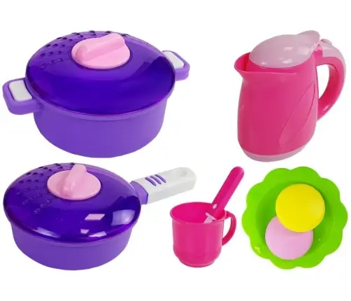 Pink Kitchen with Water Pots Groceries Sound Pink Kitchen with Water Pots Groceries Sound
