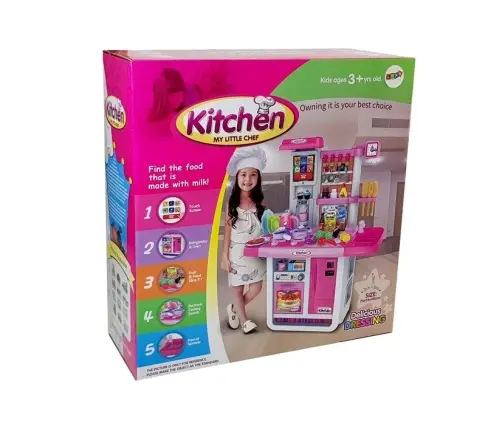 Pink Kitchen with Water Pots Groceries Sound Pink Kitchen with Water Pots Groceries Sound