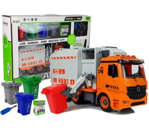 DIY Garbage Truck Sorter Kit Waste Sorting Game Screwdriver Sound Light Effects