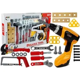 DIY Tool Set 29 Pieces Drill Hammer Saw