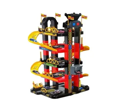 Garage 5-level parking Battery-powered lift 10 cars Lights