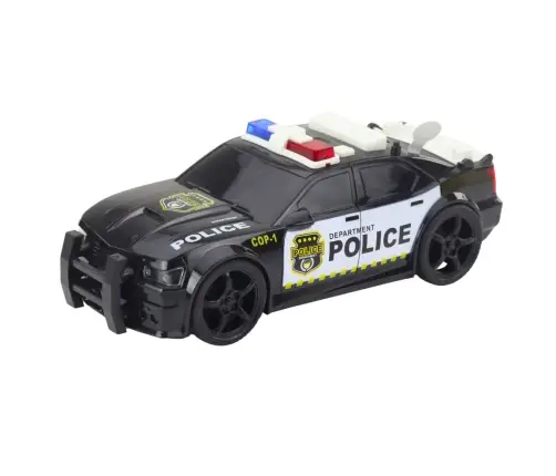 Police Car 1:20 drivetrain friction drive sound Light effects Silver