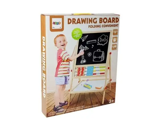 Wooden Chalk Board. Abacus. Clock, Numbers, and Magnet Wooden Chalk Board. Abacus. Clock, Numbers, and Magnet