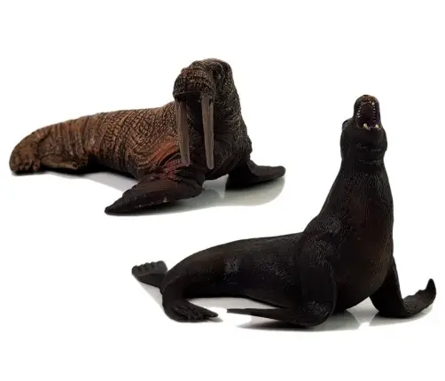 Figurki Edukacyjne Morskie Zwierzęta 8 Elementów Rekiny Foka Delfin Mors Żółw