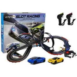 Ogromny Tor Wyścigowy 2 Pętle 1:43 Autka Pilot 1020 cm Światła Ogromny Tor Wyścigowy 2 Pętle 1:43 Autka Pilot 1020 cm Światła
