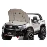 Divvietīgs bērnu elektromobilis Toyota Hilux White