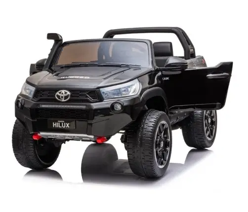Divvietīgs bērnu elektromobilis Toyota Hilux Black Painted Divvietīgs bērnu elektromobilis Toyota Hilux Black Painted