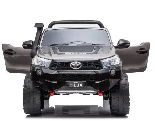 Двухместный детский электромобиль Toyota Hilux Silver Painted