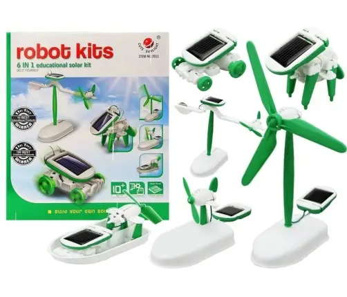 Kids Solar DIY Educational Kit Toy 6in1 Robot