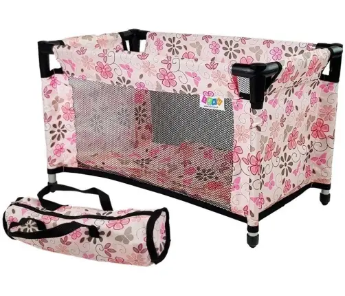 Кроватка для кукол Alice Pink in Flowers