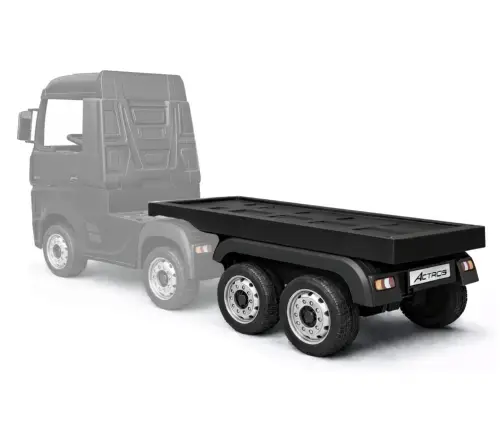 HL358 Mercedes Scania Actros black vehicle semi-trailer