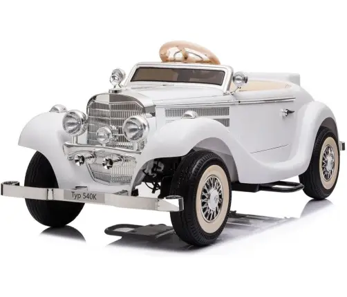Electric Ride On Car Mercedes 540K White