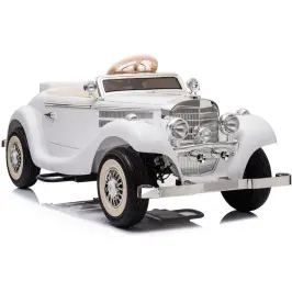 Electric Ride On Car Mercedes 540K White