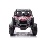 Divvietīgs bērnu elektromobilis Bagijs UTV-MX Red Spider Painted