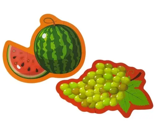 Educational Puzzle For Babies Fruits 5 Parts 40 Pieces Educational Puzzle For Babies Fruits 5 Parts 40 Pieces