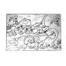 Jurassic Dinosaur Painting Puzzle 24 parts