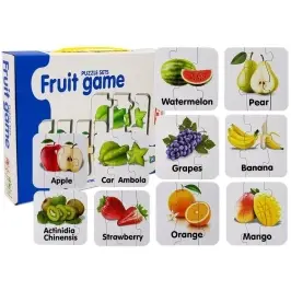 Educational Puzzle Fruit Jigsaw Puzzle 10 Connections