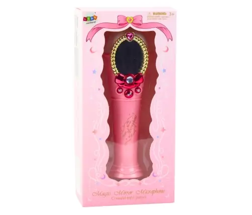 Magic Mirror With Microphone Pink USB Light