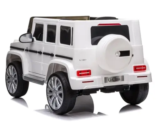 Vienvietīgs elektromobilis Mercedes G500 White