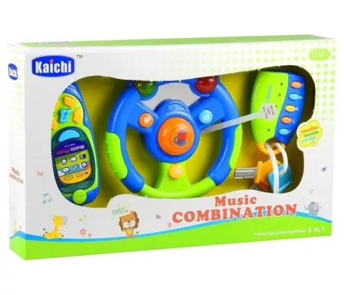 Baby Car Set Keys Steering Wheel Mobile Phone