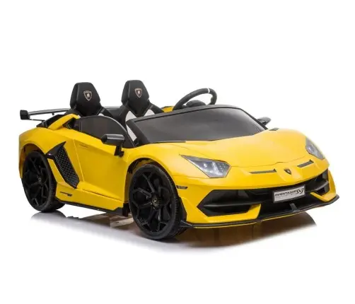Divvietīgs bērnu elektromobilis Lamborghini Aventador  SX2028 Yellow
