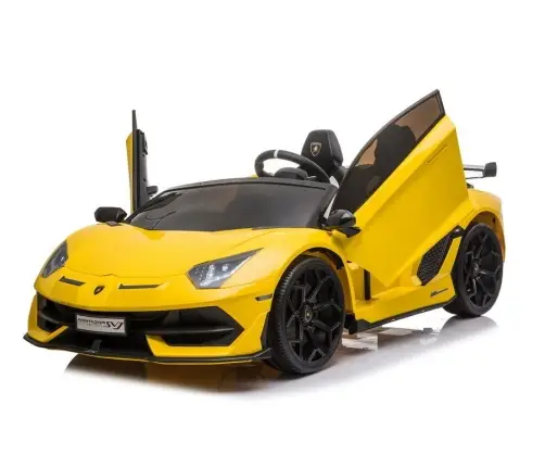 Divvietīgs bērnu elektromobilis Lamborghini Aventador  SX2028 Yellow
