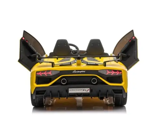 Divvietīgs bērnu elektromobilis Lamborghini Aventador  SX2028 Yellow