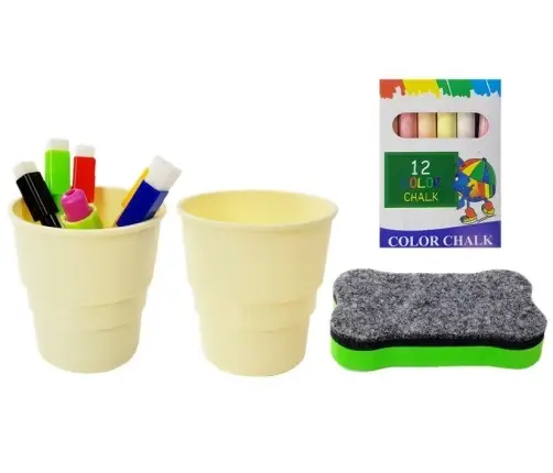 Magnetic Chalk Board Blue Red Accessories Magnetic Chalk Board Blue Red Accessories