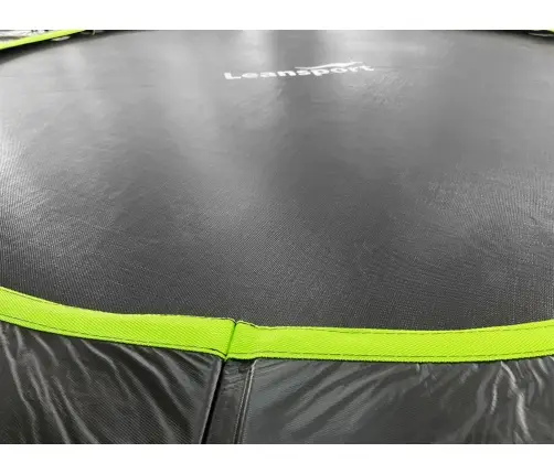 Батут с защитной сеткой и лестница 427 см(14ft) LEAN Sport Max Black-Green