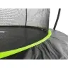 Батут с защитной сеткой и лестница 427 см(14ft) LEAN Sport Max Black-Green