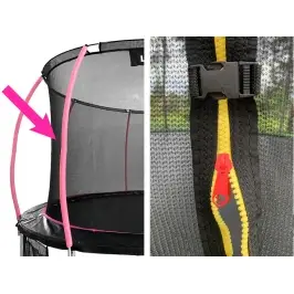 Iekšējais tīkls batutam Sport Max 244 cm (8ft) Pink