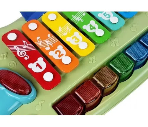 Baby Grand Piano Cymbals Illuminated Keys Music