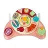 Interactive Baby Panel Toy Music Animal Pink