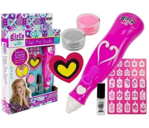 Nail Painting Set Dispenser Glitter Nail Lacquer Nail Painting Set Dispenser Glitter Nail Lacquer