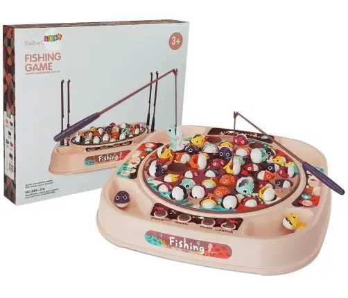 Fish Catching Set Arcade Game Pink