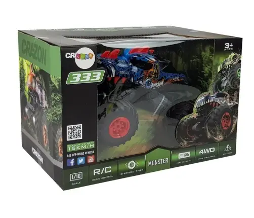 Dinosaur Remote Control Terrain Car with Big Wheels 2.4G Dinosaur Remote Control Terrain Car with Big Wheels 2.4G