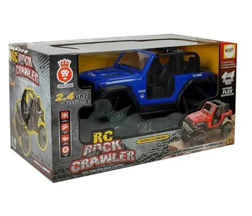 Red Remote Controlled Jeep Terrain Car 2.4G