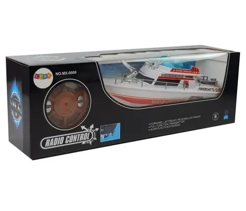Rescue Boat Remote Control 27 Mhz Rudder 44 cm Range 40 m