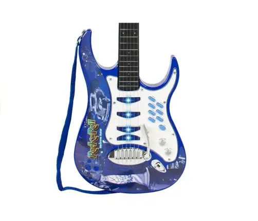 Kids Toy Guitar Amplifier Microphone MP3 Input