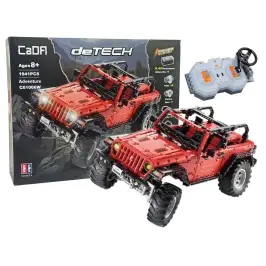 Construction Blocks Auto Off-Road Remote Controlled Red 1941 Elements Construction Blocks Auto Off-Road Remote Controlled Red 1941 Elements