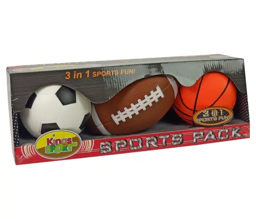 Soft Sports Ball Set 3in1 Football Basketball Soft Sports Ball Set 3in1 Football Basketball