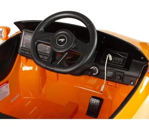 Электрический спортивный автомобиль для детей McLaren GT 12V Orange Painted