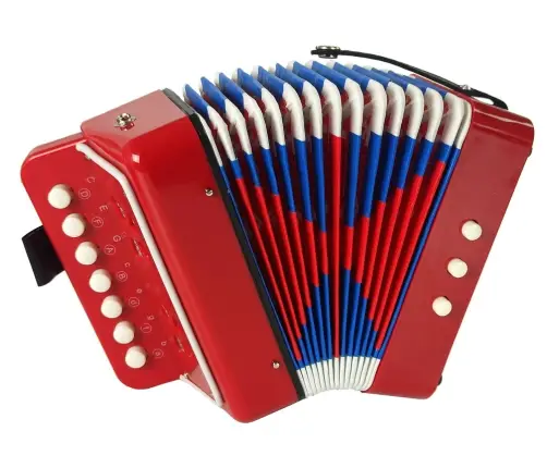 Accordion Instrument for Little Musicians Red