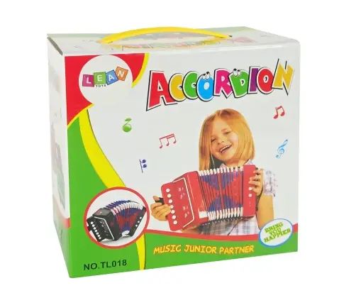 Accordion Instrument for Little Musicians Red
