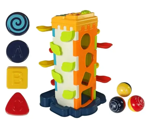 Balls slide Educational Block Sorter with a piano