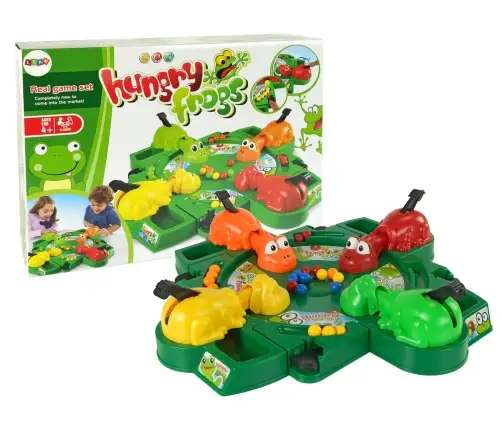 Hungry Frogs Arcade Game Leverage Balls