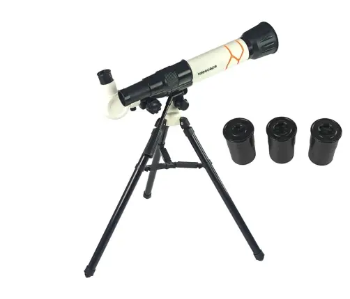 Scientific Educational Telescope With A White Phone Holder Scientific Educational Telescope With A White Phone Holder