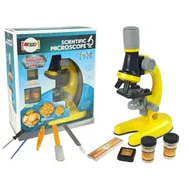 Microscope For The Scientist Educational Set Yellow 100x 400x 1200x Microscope For The Scientist Educational Set Yellow 100x 400x 1200x