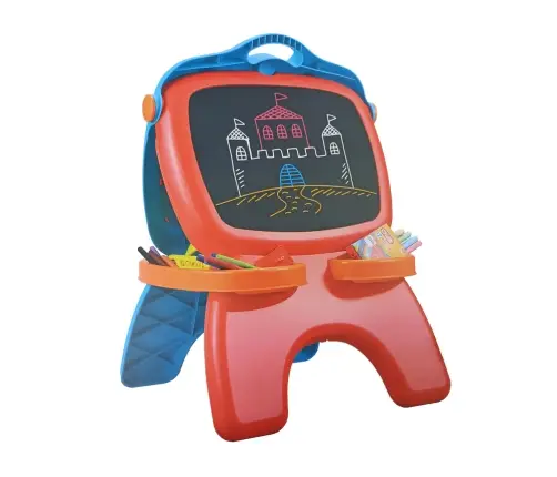 Double-sided Magnetic Chalkboard Blue and Red Templates