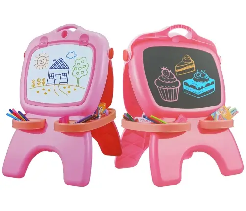 Double-sided Magnetic Chalkboard Pink Templates Double-sided Magnetic Chalkboard Pink Templates